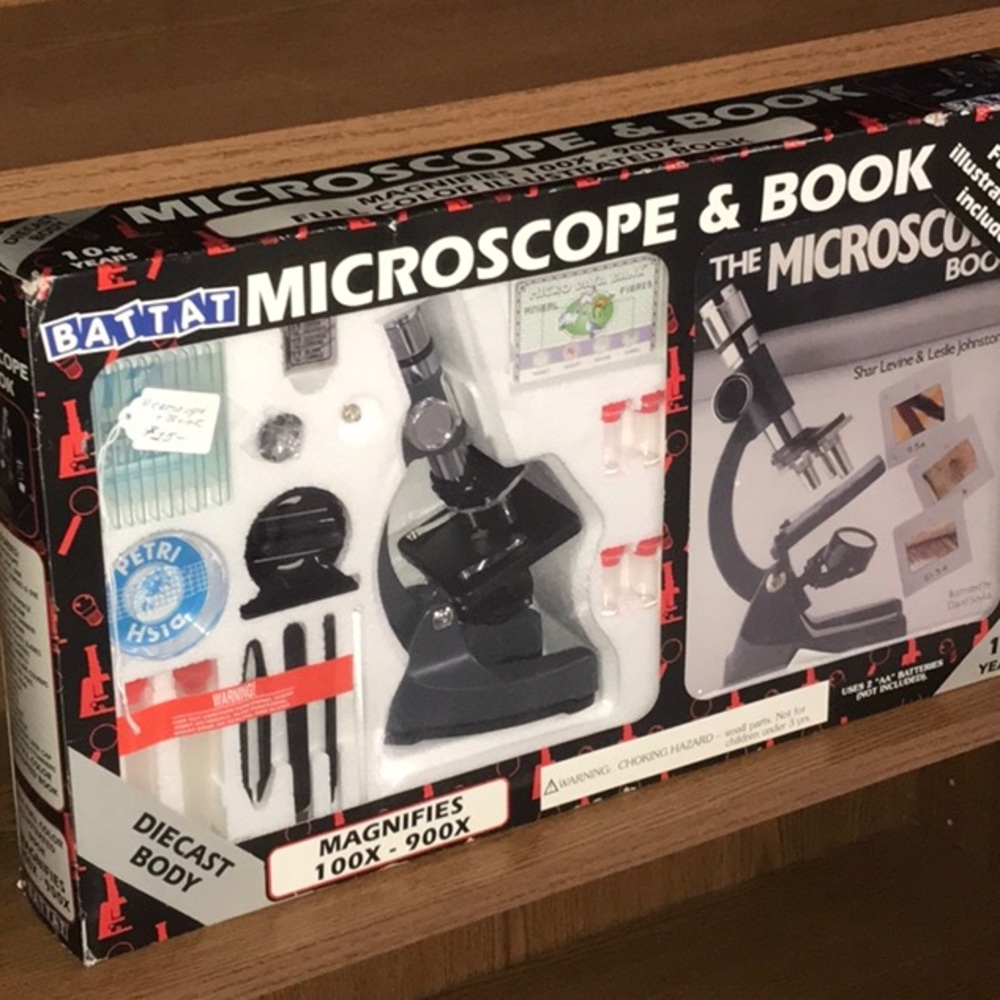 Child’s Microscope &Book